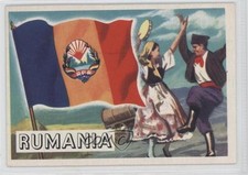 1956 Topps Flags of the World Romania Rumania #31 1j6