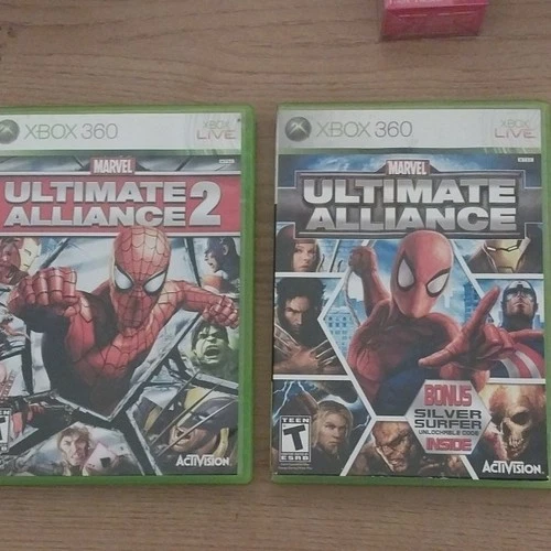 Marvel Ultimate Alliance & Ultimate Alliance 2 Xbox 360 Multiplayer Games