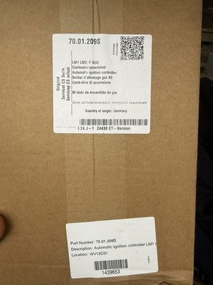 brandneu im Karton Rational automatischer Zündregler - 70.01.209 