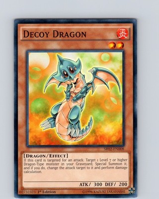 Yu-Gi-Oh TCG Decoy Dragon SR02-EN008 1st Edition Regular Common Card NM