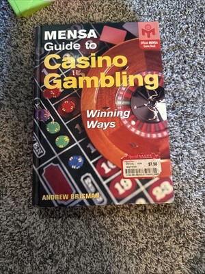 American Mensa Guide to Casino Gambling Paperback Book Andrew Brisman Betting