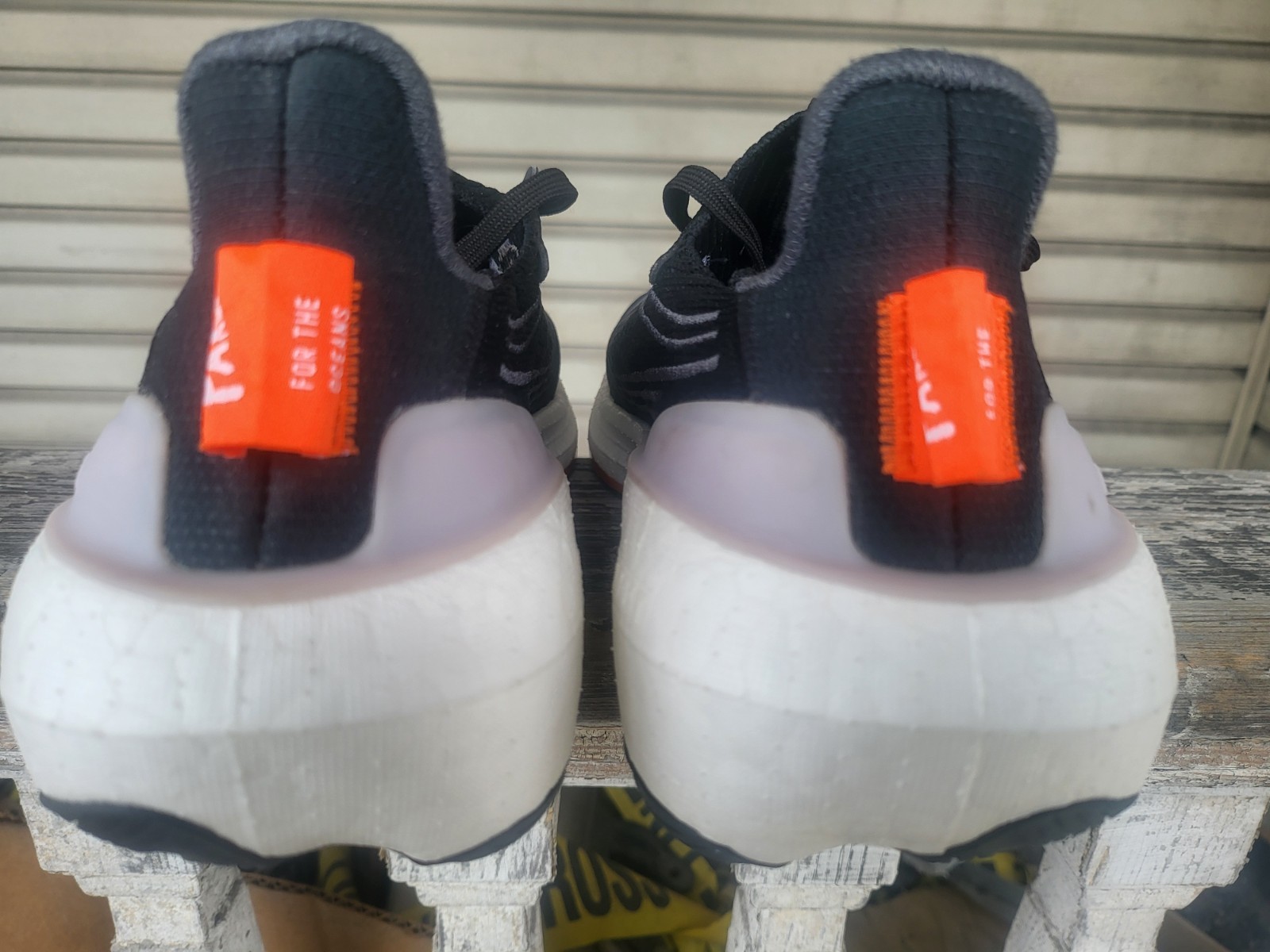 Parley x adidas UltraBoost Light Black Solar Red 10.5 Shoes Sneakers Running 😍 thumbnail 3