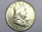 1949 Ben Franklin Half Dollar in almost uncirculated