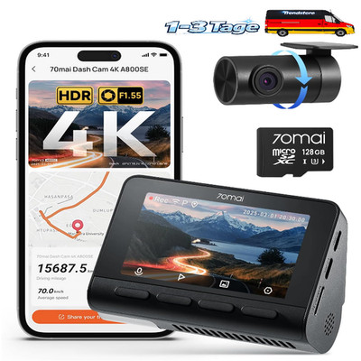 A800SE Dual Dashcam 4K 1080P 3