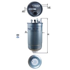 Kraftstofffilter für Audi A3 8L1 A4 B5 8D2 8D5 B6 8E2 8E5 B7 8EC 8ED | 23855100