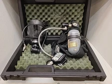 MSA PremAire BREATHING APPARATUS DUAL FEED FULL FACE MASK   &  BOX 