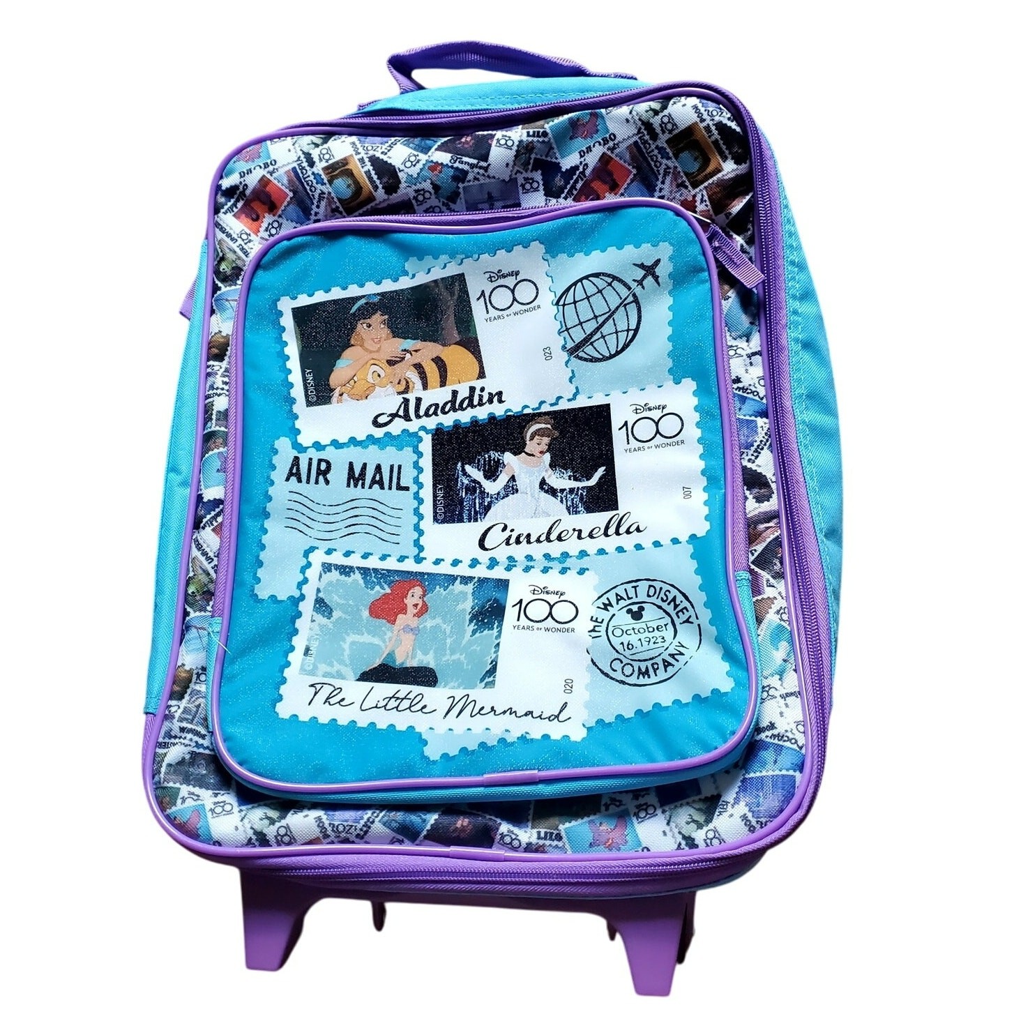 Disney 100 Years Of Wonder Princess Kids Rolling Suitcase 16