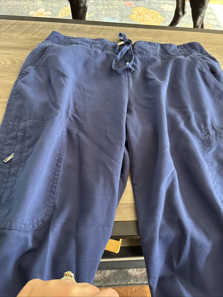 Calça esfoliante marinha pequena cinza anatomia por Barco cordão excelente estado usado - Imagem 2 de 4