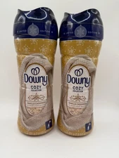 2 DOWNY COZY COLLECTION Laundry In Wash Scent Booster VANILLA CASHMERE 7.8Oz Ea