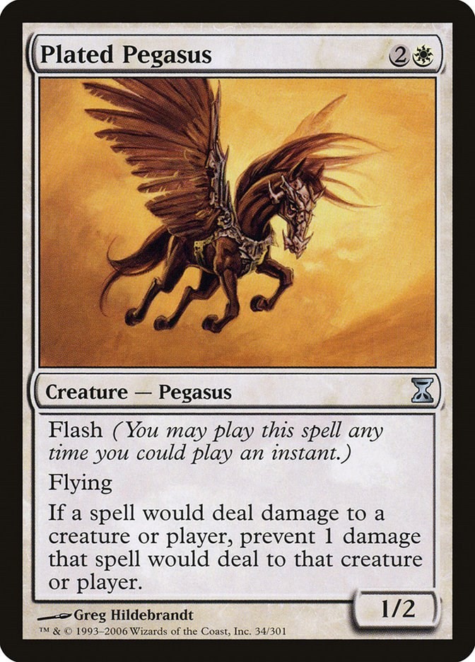 Time Spiral Plated Pegasus MTG Magic the Gathering NM