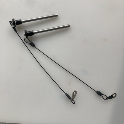1/4'' x 3.00'' Quick Release Pin Ball Locking Pin with Push Button 25cm Wire
