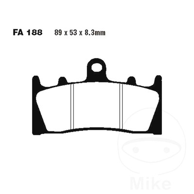 EBC Bremsbeläge Standard FA188 passend für Suzuki GSX-R 1100 1993-1997