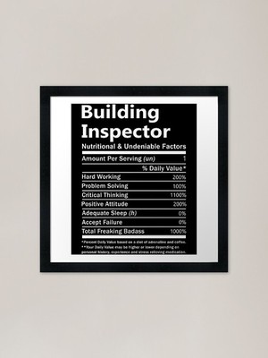 Bauinspektor Gerahmter Kunstdruck Gerahmtes Wandbild Poster Leinwanddruck Bild