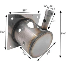 Traeger Firepot Stainless Steel Upgrade, (FAB311) FAB310-SS-AMP