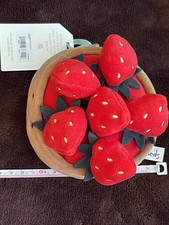 Harrods Strawberry In Pot Soft Toy Brand New Limited Edition