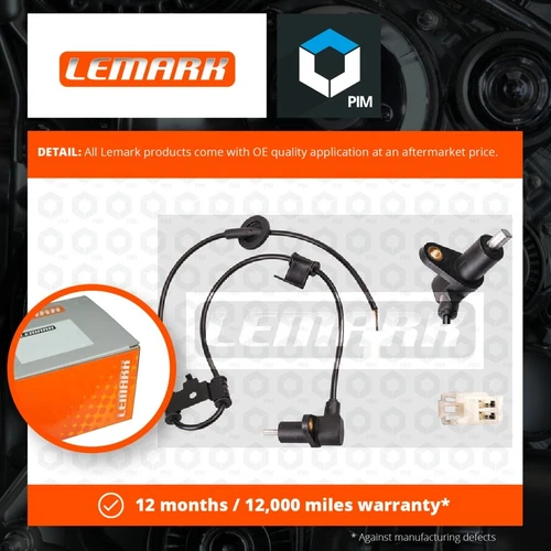 ABS Sensor Rear Right LAB888 Lemark Wheel Speed 9568017100 9568017400 Quality
