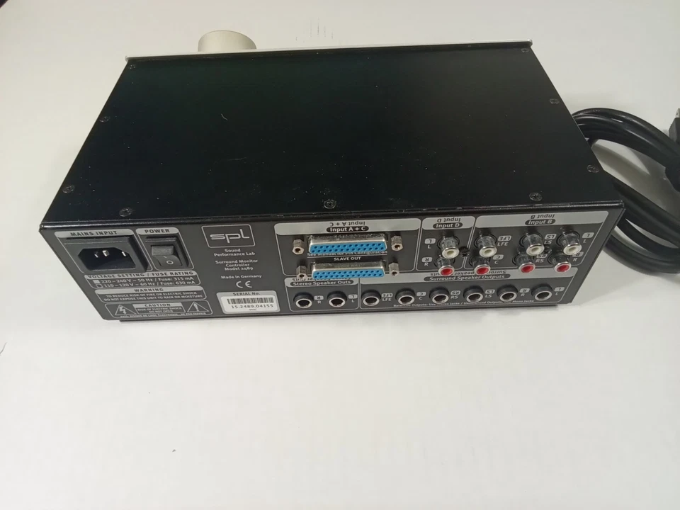 Controlador de monitor envolvente SPL 2489 SMC sin probar para piezas Foto 4 de 4