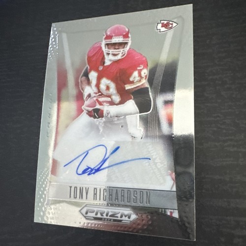 2024 Panini Prizm Deca Tony Richardson Auto - Kansas City Chiefs - Picture 4 of 5