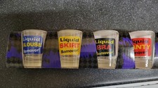 Set Of 4 50ml novelty Shot Glasses Bar Tumbler Vodka Liquor Party Gift