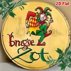 Round Vintage Classic Brugse Zot Garage Tin Metal Signs Home Décor 8x8