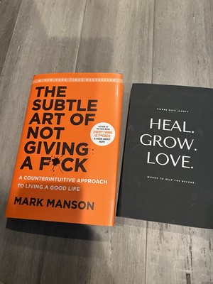 The Subtle Art of Not Giving a Fck Book Mark Manson Heal Grow Love Books