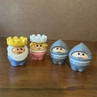 Vintage Lot of 26 Little Tikes Toddle Tots Weeble Chunky People Knight King