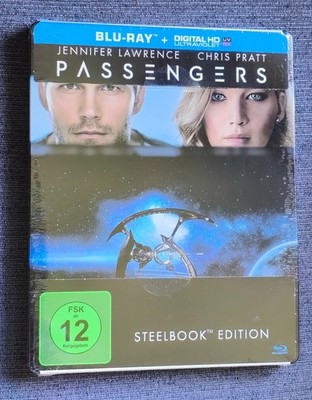 PASSENGERS  Steelbook Edition ! BLU-RAY / Jennifer Lawrence, C. Pratt / OVP NEU