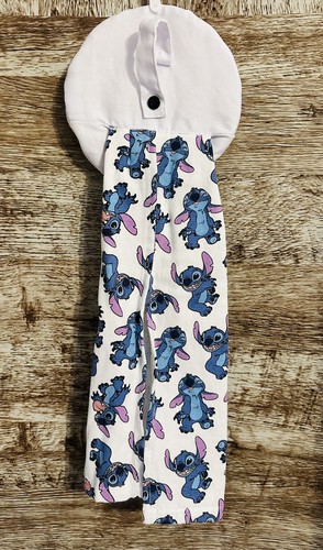 Toalla colgante de cocina Disney Lilo Stitch azul blanco nueva con etiquetas - Imagen 2 de 6