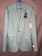 JF 360 Stretch Men’s Aqua Sport Jacket Sz 38/40 New With Tags