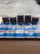 New 255 DVDs Lot Pack Maxell Maxdata DVD-R 4.7 Gb 120 Min 16X 255 Count FS