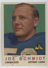 1959 Topps Joe Schmidt #6 HOF 1q7