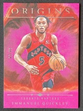 Immanuel Quickley 2024-25 Panini Origins Pink /60 #5