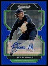 2022 Panini Prizm Draft Picks #PDP118 Jake Madden Base Autographs Blue #/99