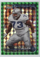 2024 Topps Chrome Green Geometric Refractor 97/99 Larry Allen #58 HOF 1t68