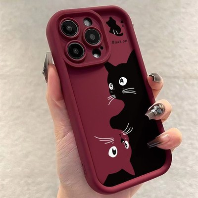 Hot Cat Case For OPPO A5/A6Pro/A60/A80/Reno 15/Realme C85 ShockProof Phone Cover