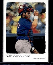 2002 Topps Gallery #71 Ivan Rodriguez Veteran Variation 1 Blue Jersey