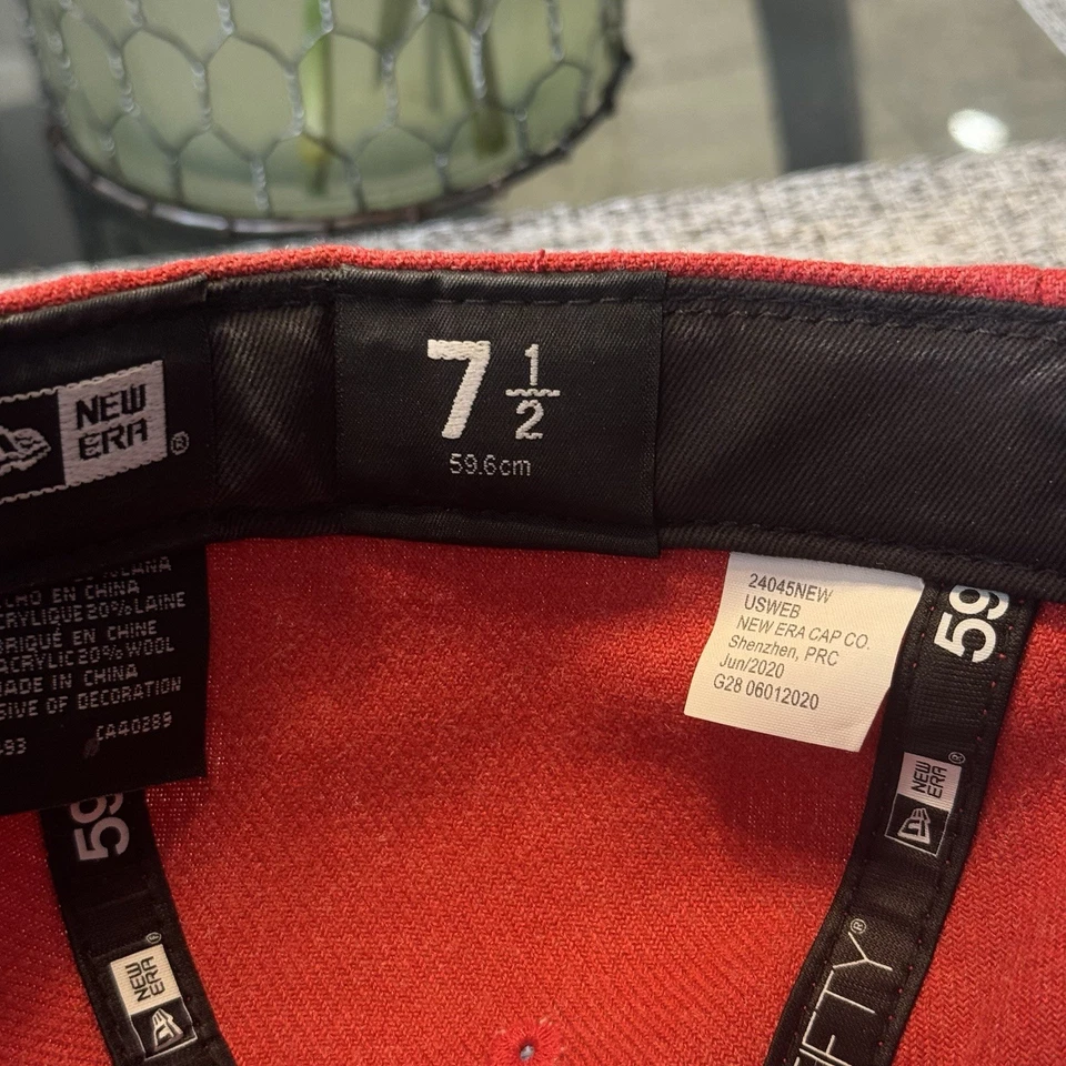 Supreme X New Era World Famous Box Logo 1994 FW20 rojo 7 1/2 Foto 3 de 4