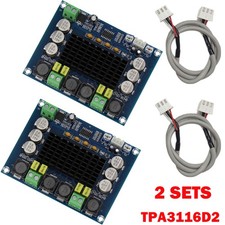 2PC TPA3116D2 Dual-channel Stereo Digital Audio Power Amplifier Board 2 120W USA