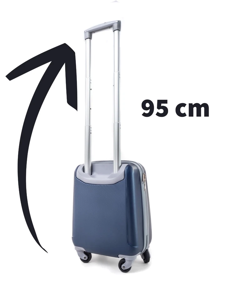 RGL 883 S Handgepäck Koffer Kabinentrolley 40x30x20 Wizzair Bordgepäck 4 Rollen - Bild 2 von 3