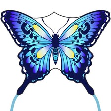55" Large Butterfly Kite for and Adults Easy to Fly Beginners Single Line Str...