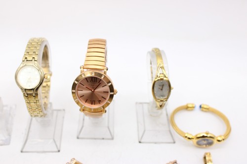 A x25 Vintage Quartz Ladies Gold Tone Wristwatches Inc. Accurist, Sekonda, Timex - Picture 19 of 22