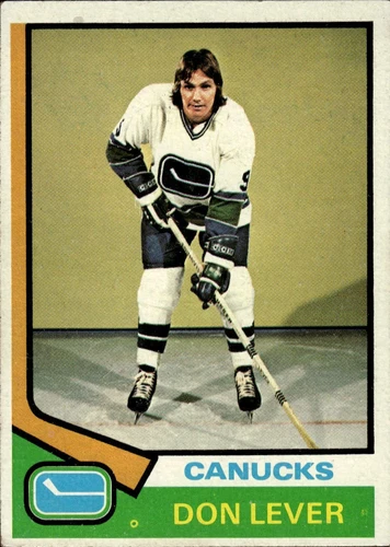 1974-75 Topps #94 Don Lever Vancouver Canucks