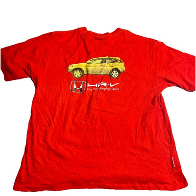#ad Vintage Honda T Shirt Size XL Honda CRV red Promo Shirt 90s Single Stitch AU $20.00