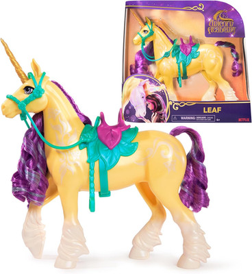 Unicorn Academy, Leaf with 2 Riding Accessories, 11 , Compatible with Ava, Dolls