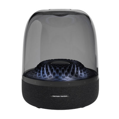 新品未開封保証付Harman Kardon Aura Studio 4 ブラック Harman Kardon Aura Studio 4 Wireless Bluetooth Speaker - Black