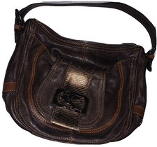 Etró PEGASUS Italy Leather Satchel Purse Sho...