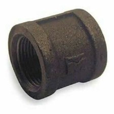 1/2" inch Black Coupling Maleable IPS Threaded Fitting