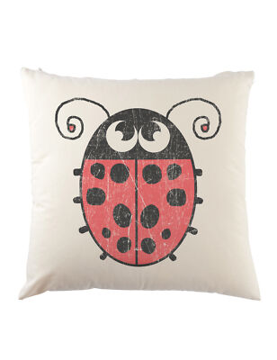 Ladybug I Dekokissen Toon Cartoon Drawing Bug Point Points