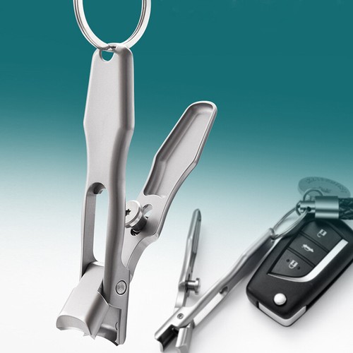 Ultra Sharp Nail Clippers Steel Wide Jaw Opening Anti Splash Portable Trimmer - Picture 8 of 23