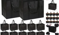 DIOMMELL 12 Pack Reusable Grocery Bags Large Foldable Heavy Duty Shopping Tote 
